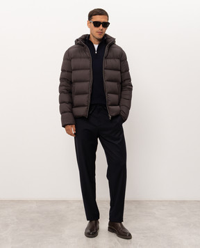 Canali Blue wool jumper MK02481C0015