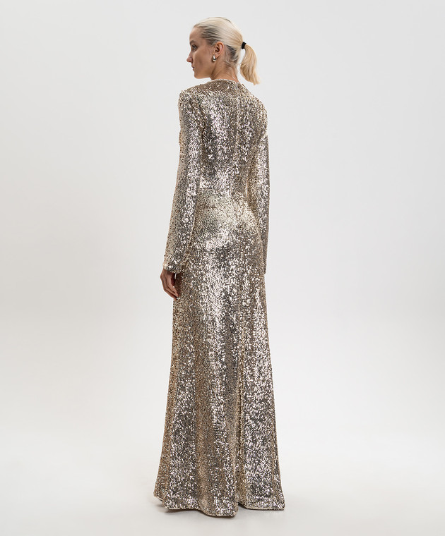 simkhai gold dress Simkhai Yelow Briella Embellished Gown