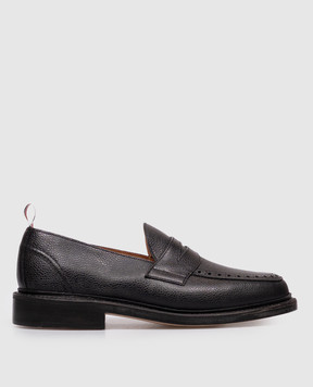 Thom Browne Black leather loafers MFD054A00198