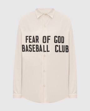 Fear of God Beige shirt with logo print FG9M60611BCG