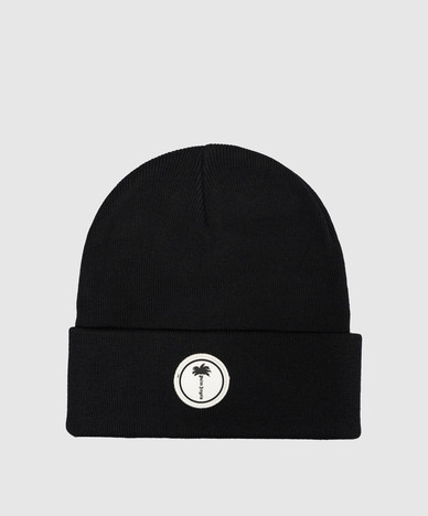 Black hat with logo patch