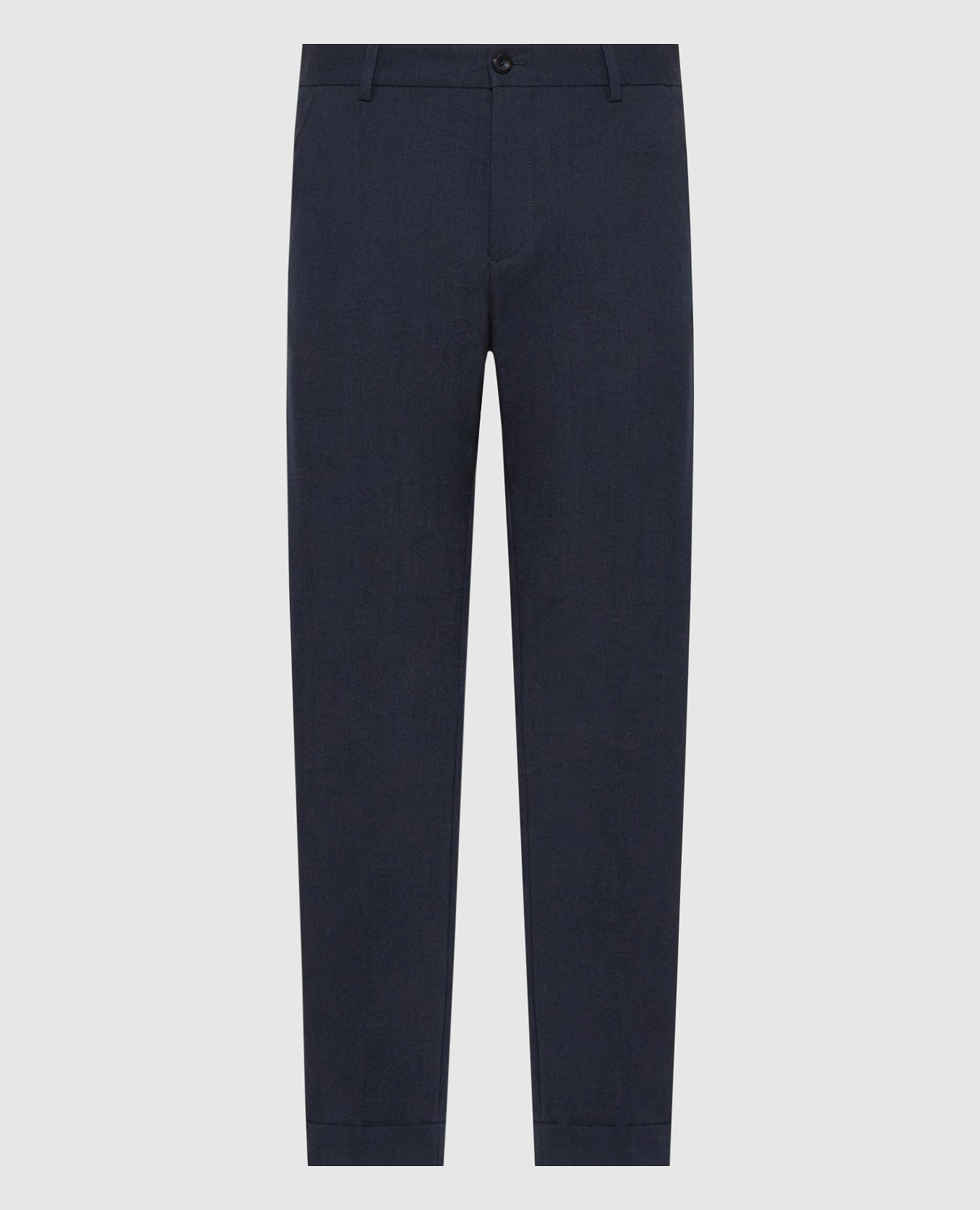 Blue wool pants