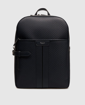 Serapian Blue leather backpack Stepan SRSTSMLL739631AC23