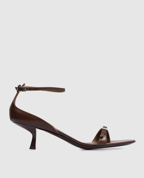 Giuseppe Zanotti Alien brown leather sandals E600008