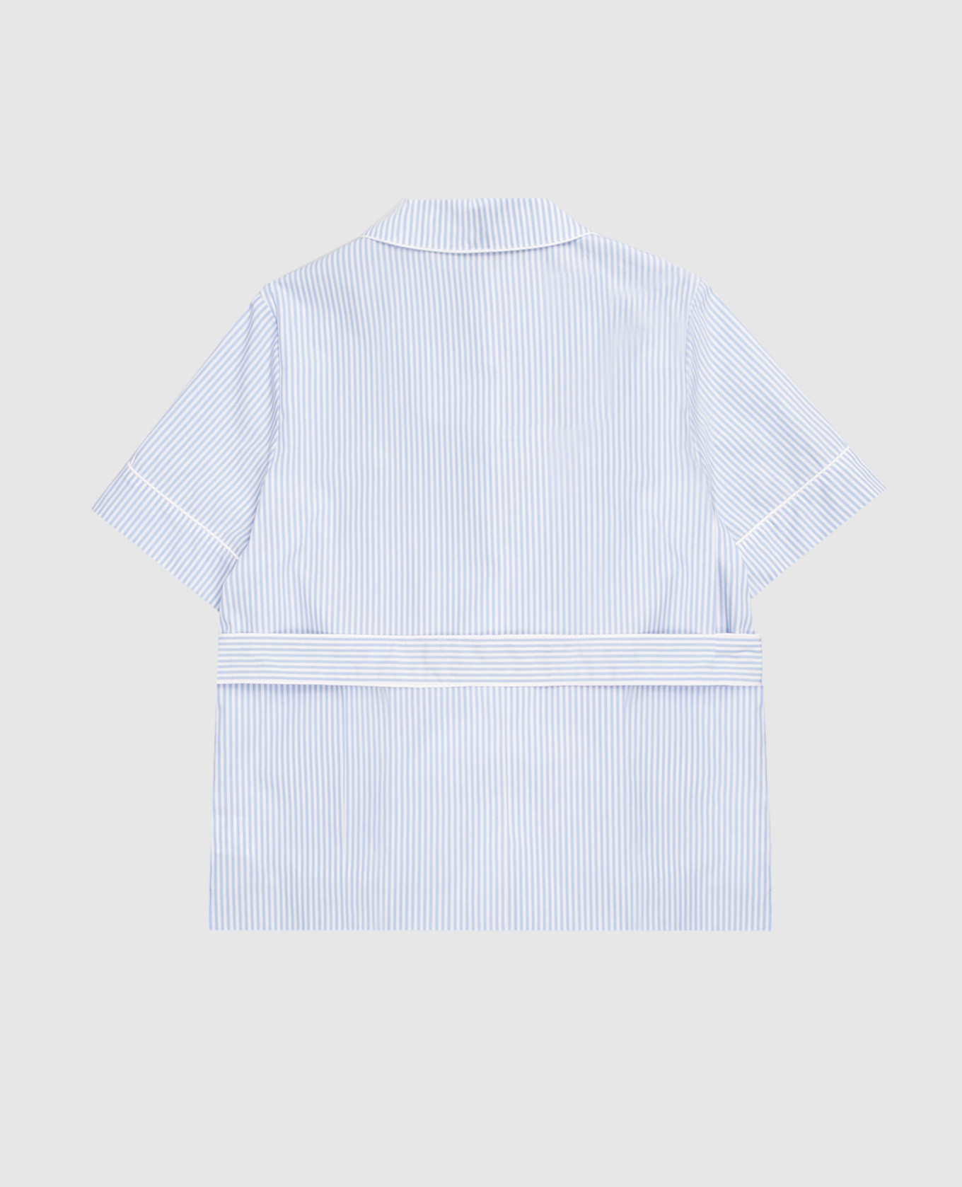 Children's blue striped shirt with belt Dolce&Gabbana 2