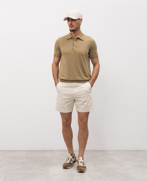 Tom Ford White shorts with logo SSL009FMC276