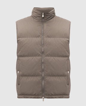 Brunello Cucinelli Gray down vest MV4081611