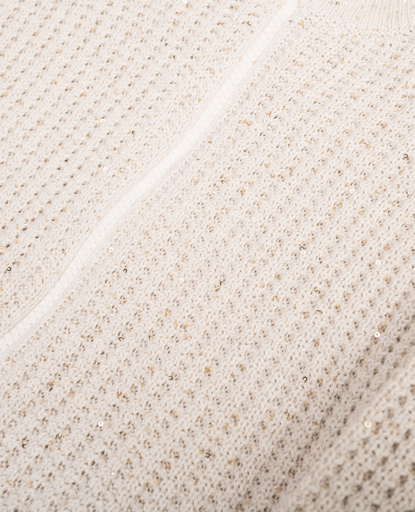 

Children's beige cardigan with sequins Brunello Cucinelli