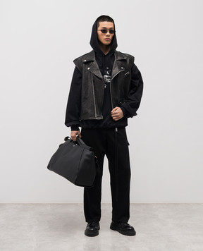 Ann Demeulemeester Bardi Comfort black hoodie B0013817FA185
