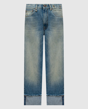 R13 Blue jeans with cuffs R13WD111D026A
