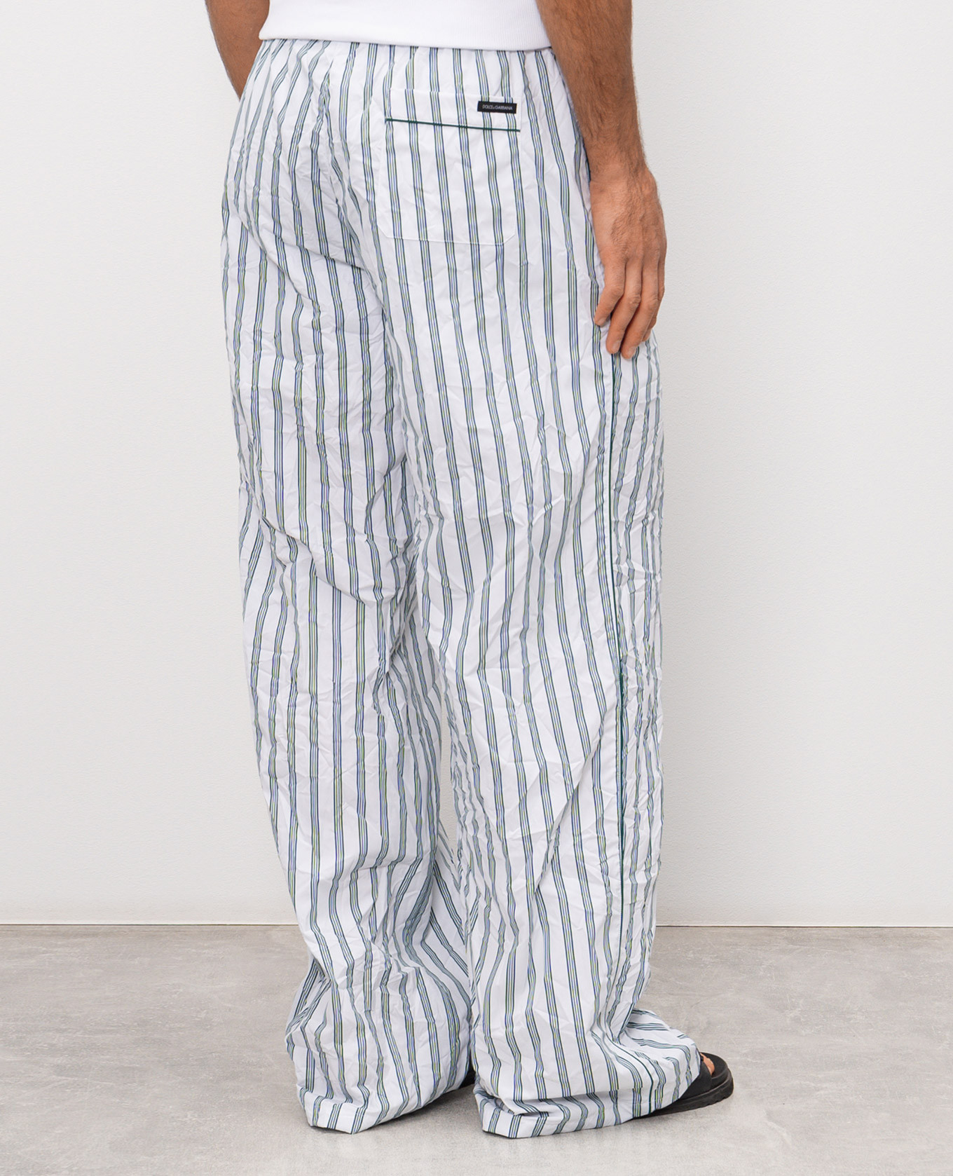 

White striped pajama pants Dolce&Gabbana