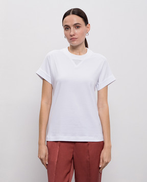 Peserico White T-shirt A06879J00070C