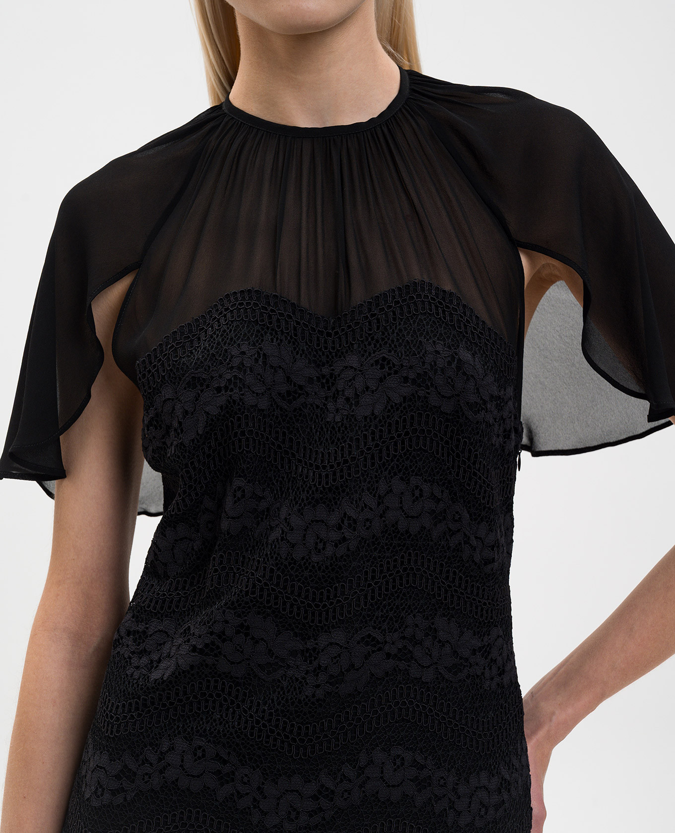 Black dress with lace Twinset 5