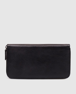 Orciani Black leather wallet SU0120LGN