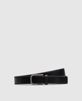 Saint Laurent Black leather belt A005ABAAEJE