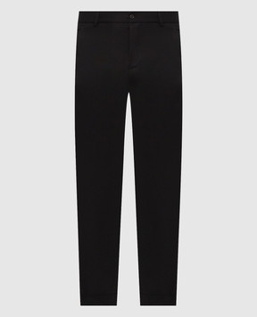 Marco Pescarolo Black wool pants MANU5416