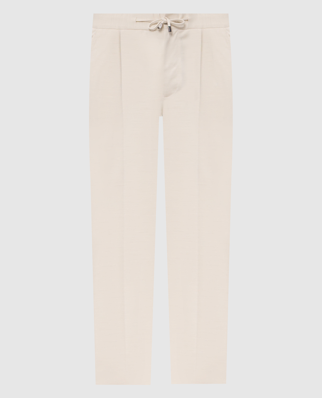 

Beige wool pants Enrico Mandelli