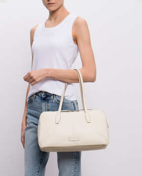 Gianni Chiarini Aryna ivory leather bag BS11802COMMGRN