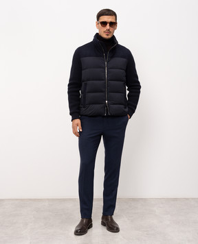 MooRER Blue down jacket ALLORI ALLORILSM