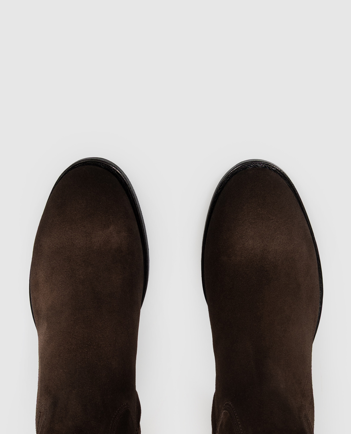 Brown suede boots Santoni 4