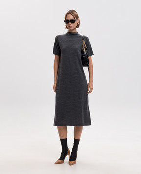 Jil Sander Gray wool midi dress J02CT0608J14857