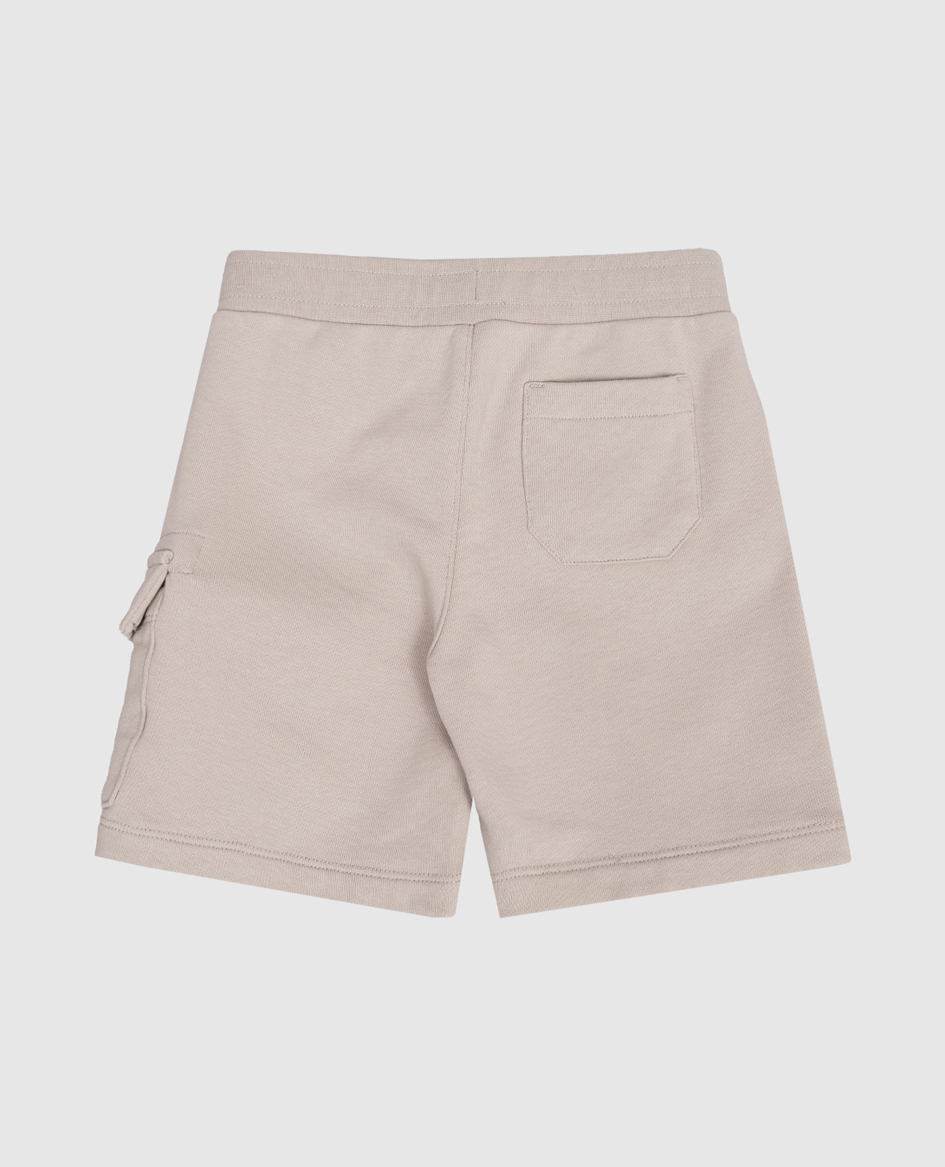 

Children's gray shorts with logo patch C.P. Company, Grey