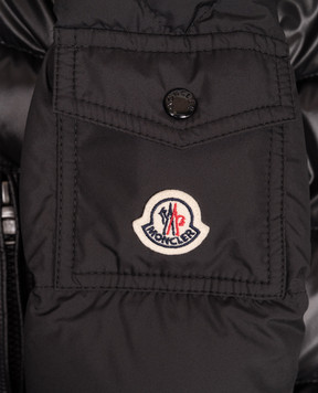 Moncler ENFANT Children's black down jacket Hyoseris L29541A00076597YX