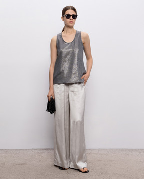 Peserico Gray pants A0405206638