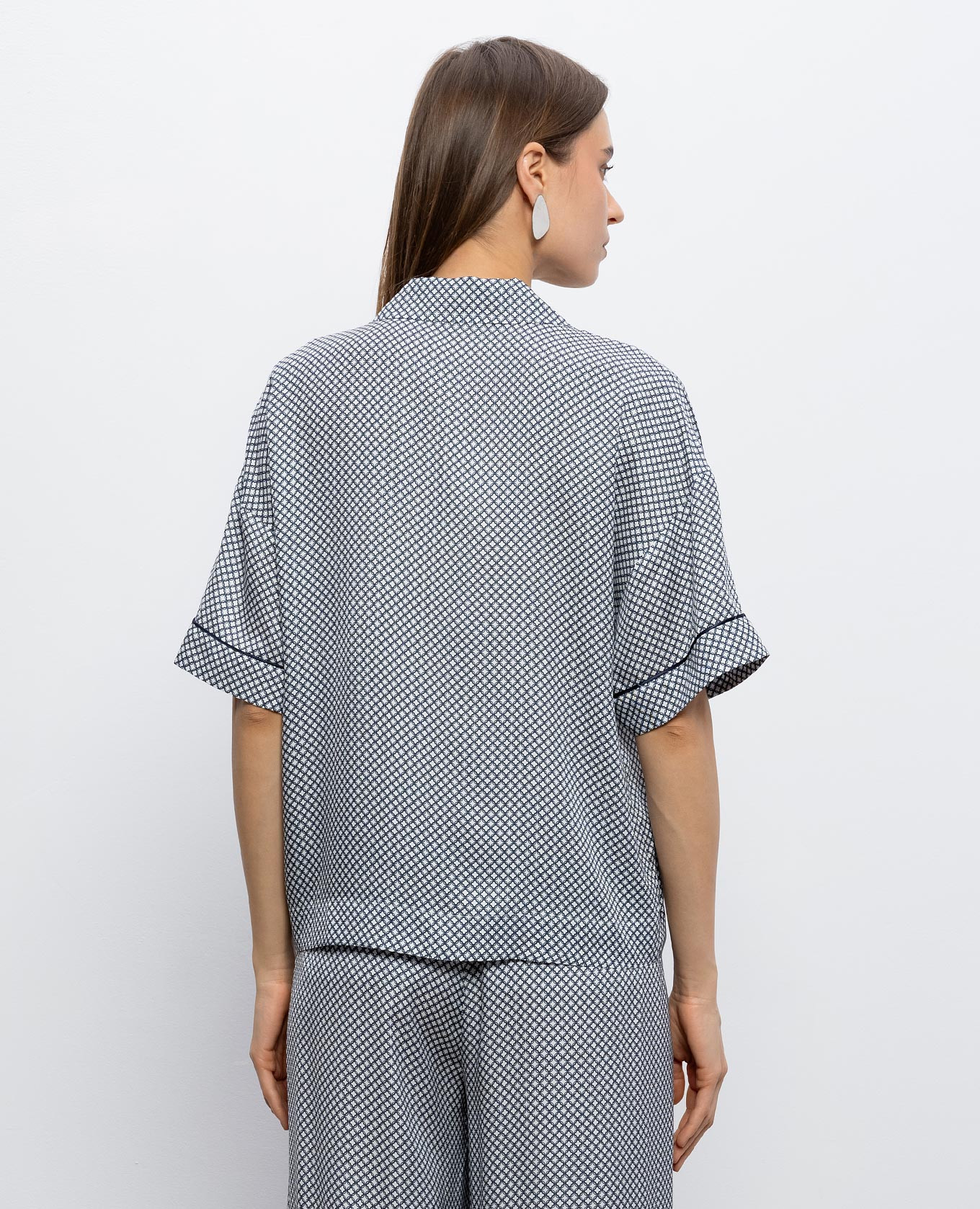 

Printed blouse Peserico, White