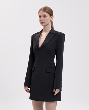 Simkhai Marina black jacket-style mini dress 5261334SS