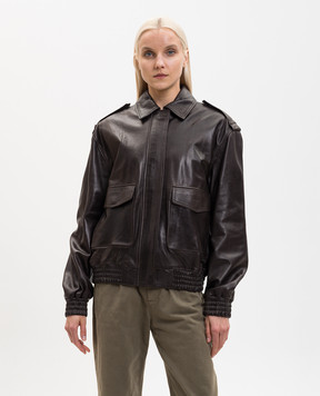 ARMA Dark brown Astra leather jacket 010L26104602