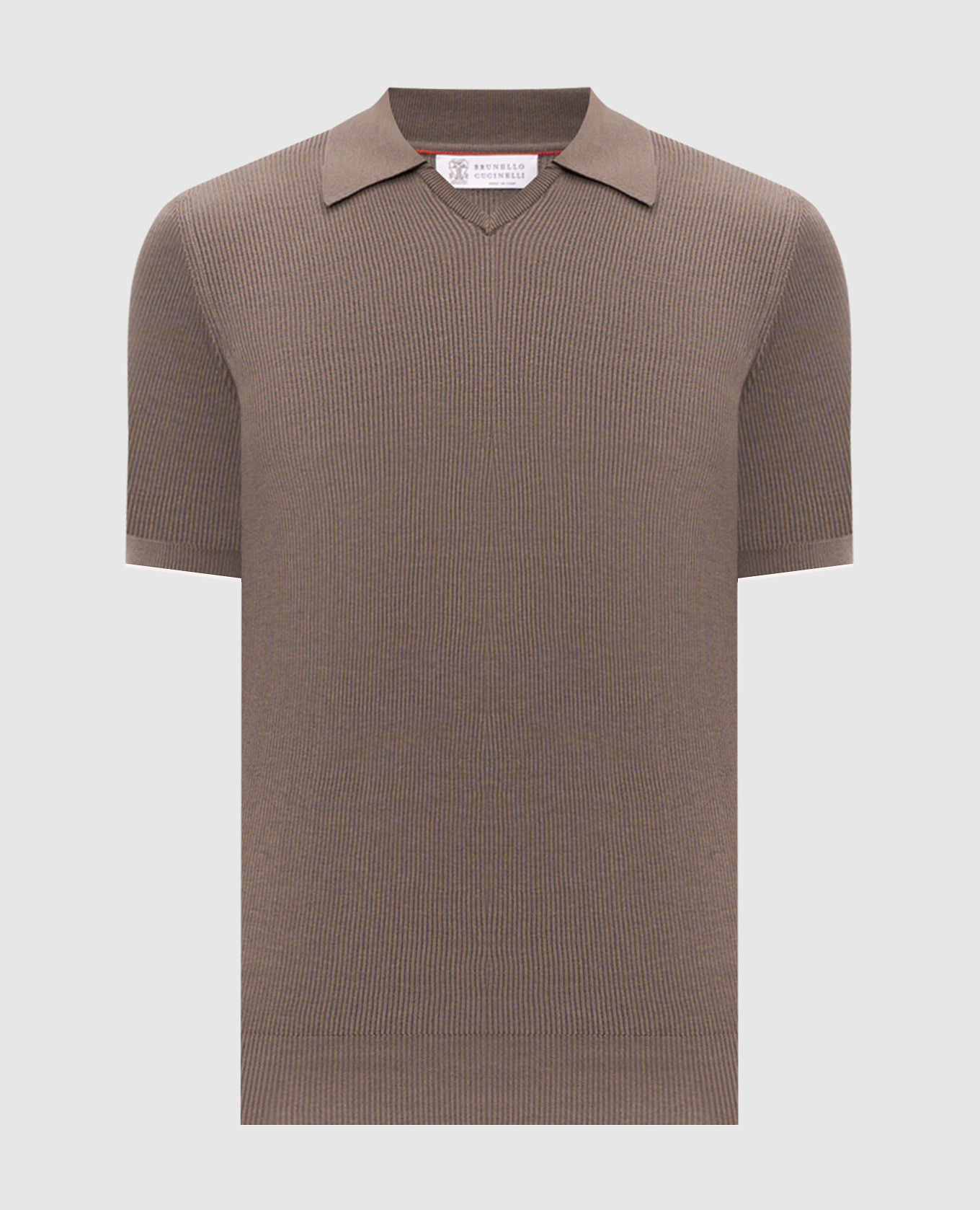 

Brown polo Brunello Cucinelli
