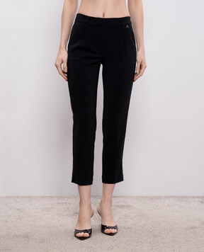 Twinset Black pants with stripes 261AP2275