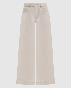 MooRER Beige jeans ZAIRA ZAIRA25ECRU