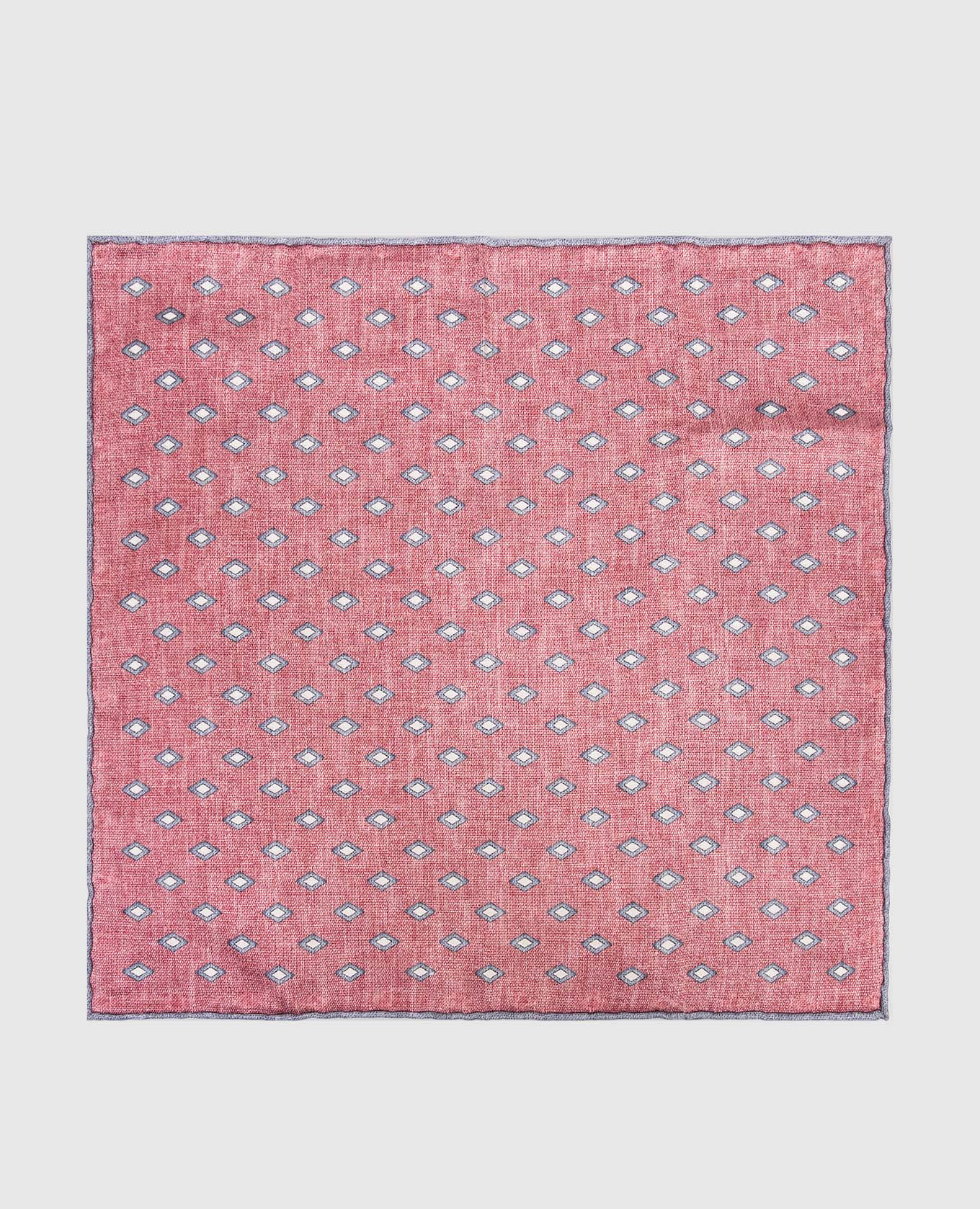 

Reversible geometric pattern silk pachet Brunello Cucinelli, White