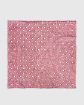 Brunello Cucinelli Reversible geometric pattern silk pachet MX8730091