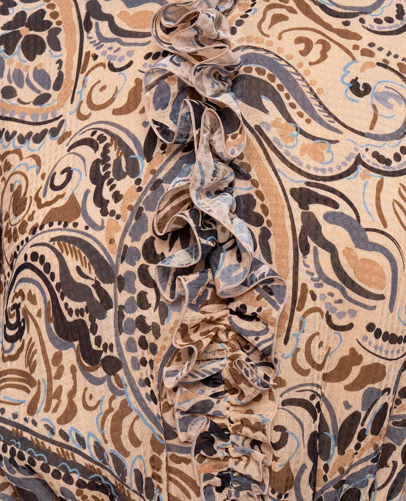 Beige dress with ruffles Etro 5