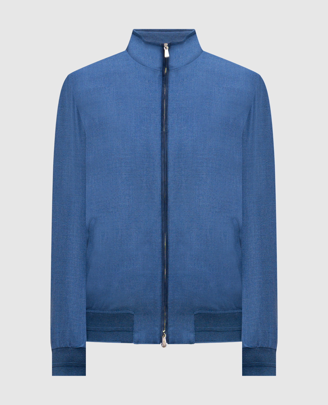 

Blue cashmere jacket Enrico Mandelli