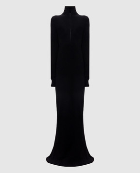 Thierry Mugler Black dress with wool COM1RO18151038