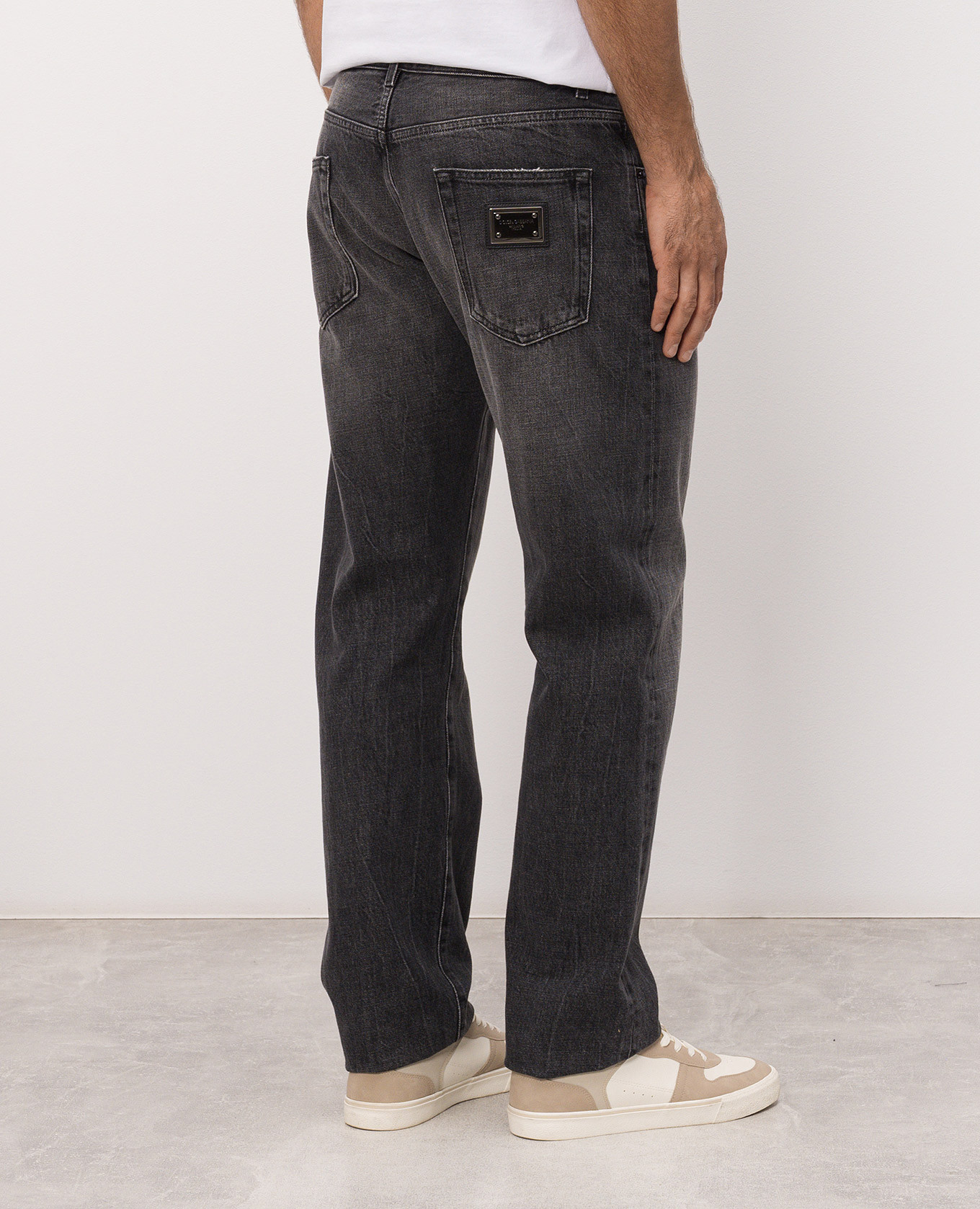 Black jeans with a worn effect Dolce&Gabbana 4
