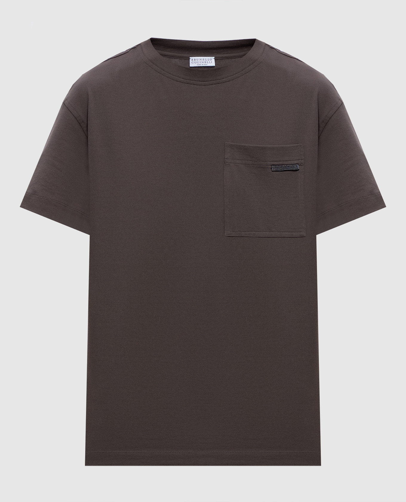 

Brown T-shirt Brunello Cucinelli