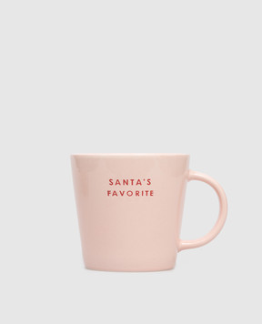 Vondels Santa's Favorite Pink Ceramic Tea Cup 9241000091013