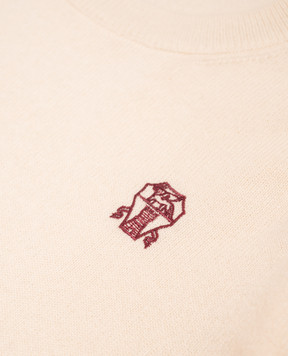 Brunello Cucinelli Children's beige cashmere jumper B22M10010A