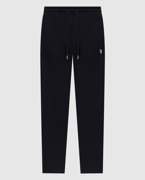 Trussardi Blue insulated track pants with embroidered logo P8148000087NMP318F09