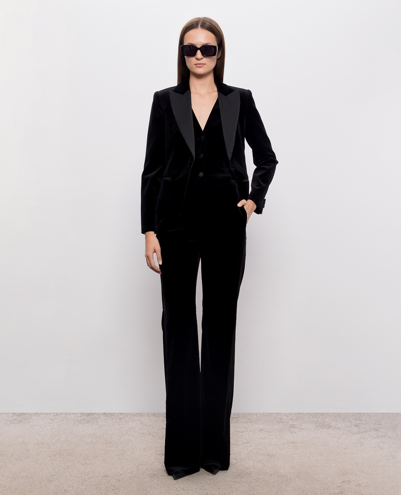 Black velour vest ESTREET Max Mara 2