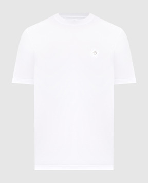 Castangia dal 1850 White T-shirt with monogram TSDM18F25