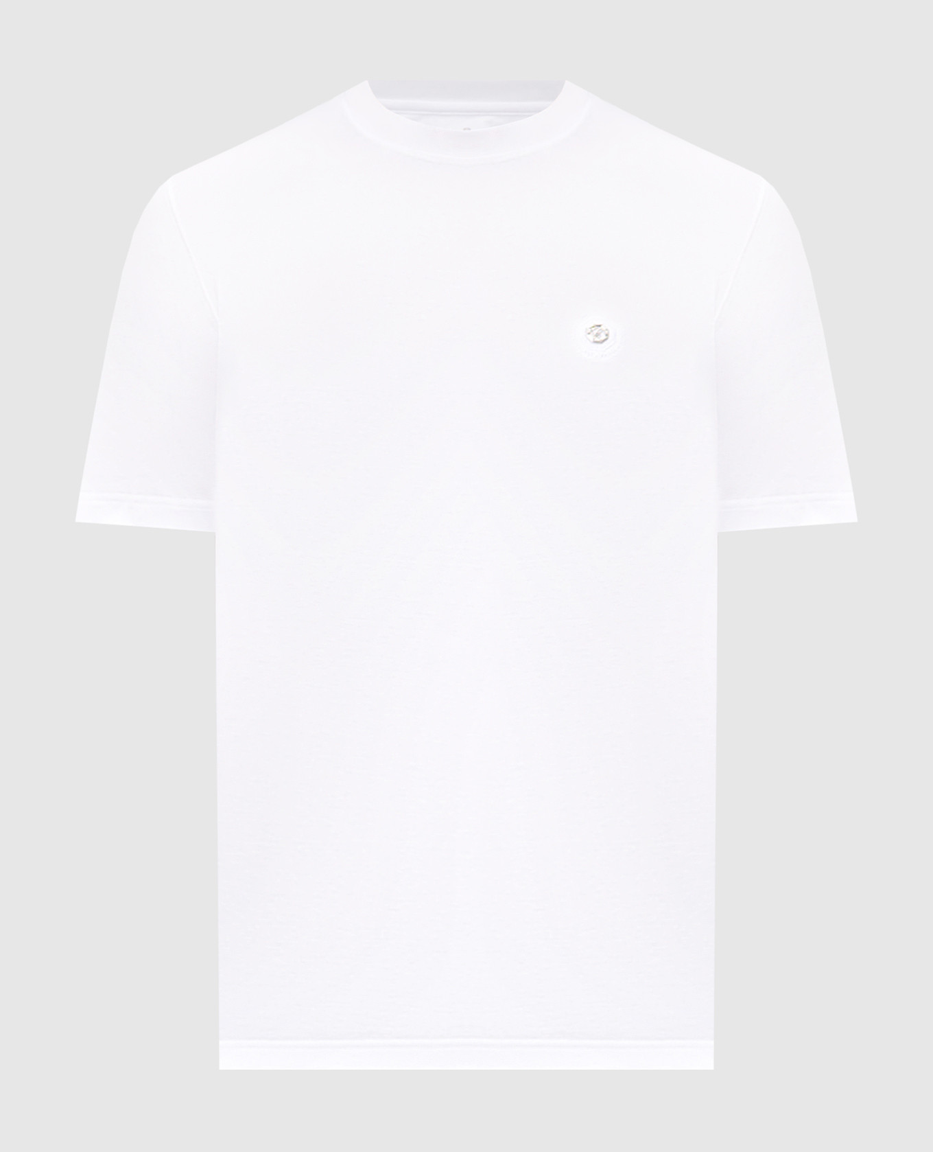 White T-shirt with monogram