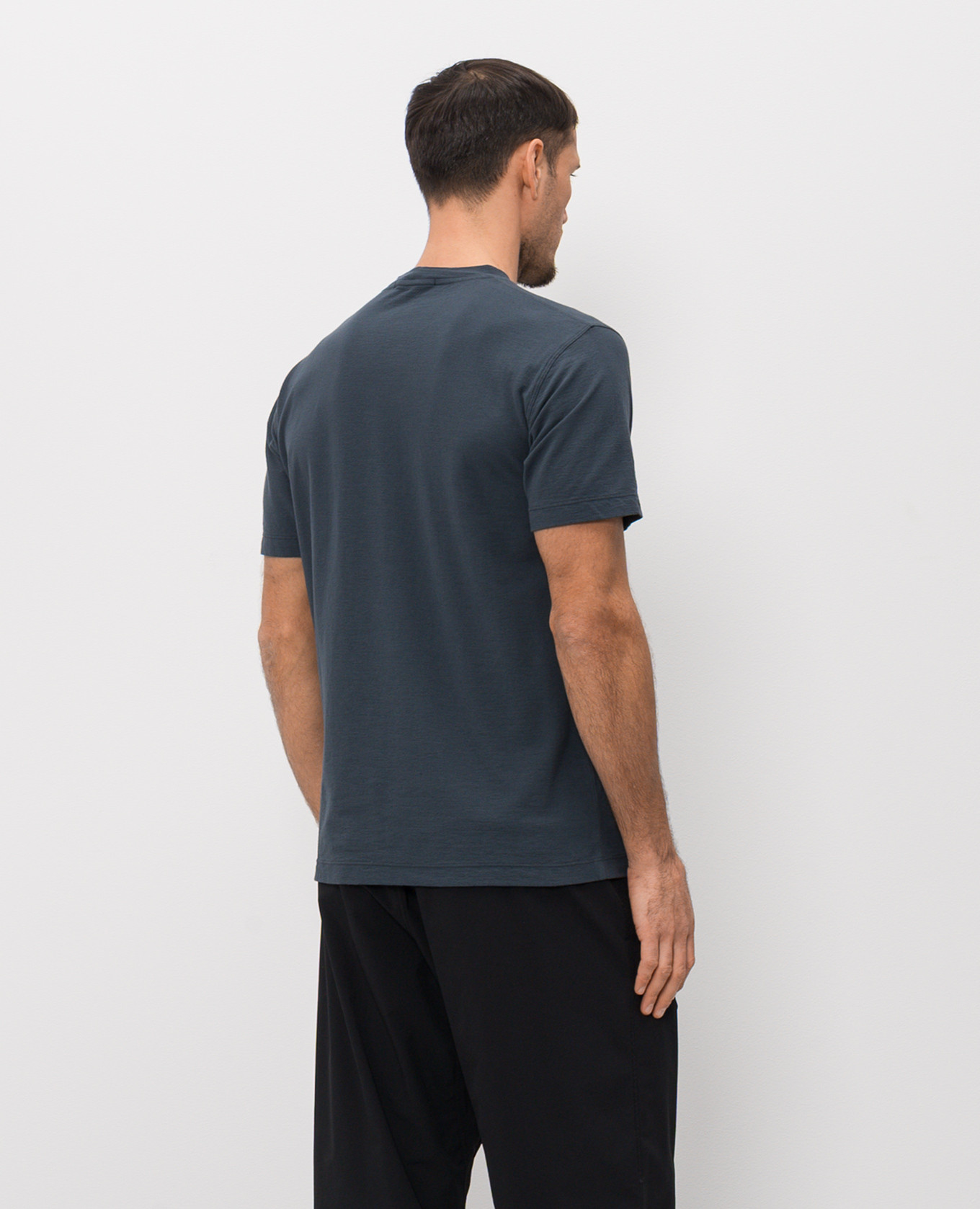 

Blue t-shirt with logo patch Stone Island