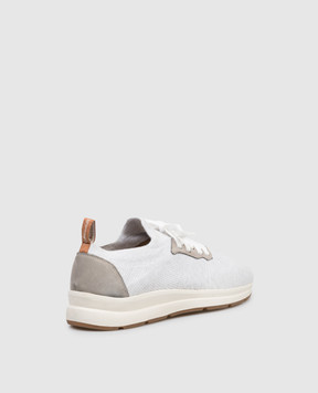 Enrico Mandelli Gray textile sneakers 0WALKC6057