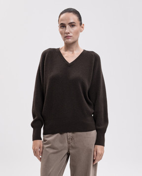 Agnona Brown cashmere pullover K0120181K120Q